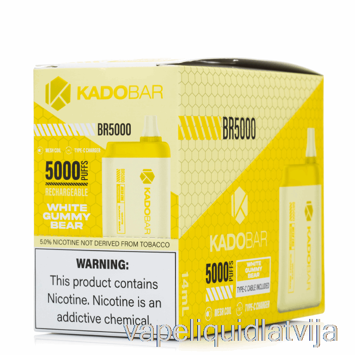 [5-pack] Kado Bar Br5000 Vienreizējās Lietošanas Vape šķidrums